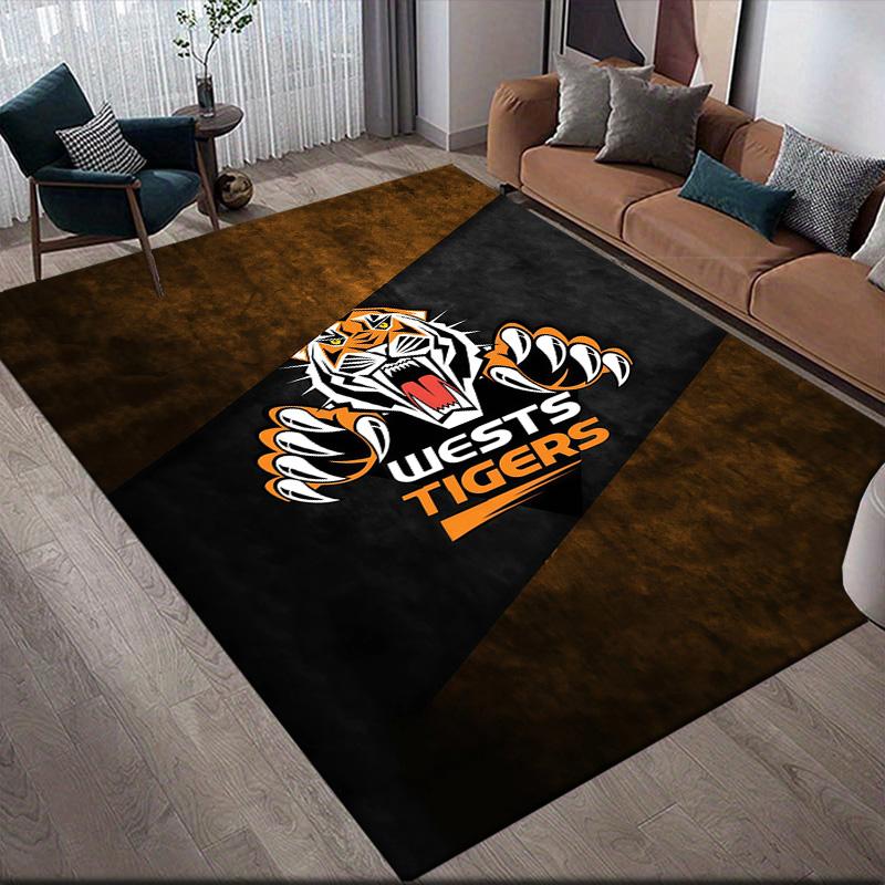 BJK Flannel Pattern Square Carpet,Area Rug,Carpet Rug for Living Room Bedroom Sofa Playroom Decor,Non-slip Floor Mat