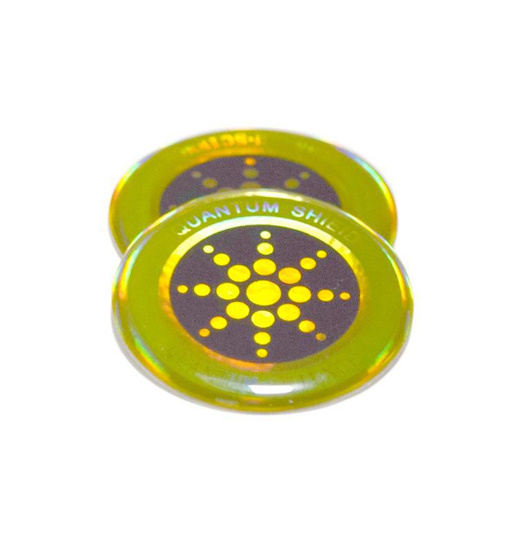 Наклейки для защиты от радиации Quantum Shield: Черные наклейки Tech Energy для мобильных телефонов