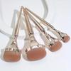 9Pcs Makeup Brushes Set Gold Handle for Foundation Powder Soft Fluffy Makeup Tools Cosmetic Powder Eye Shadow Foundation Blushes