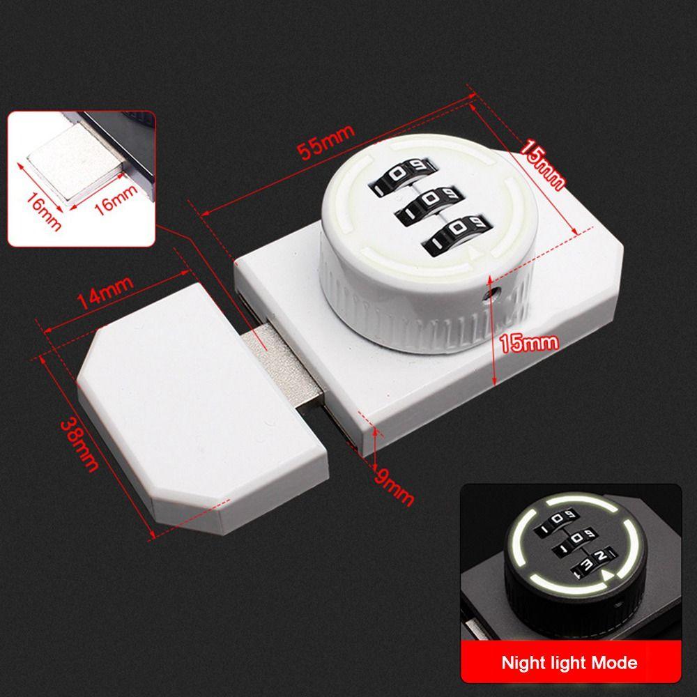 Кодовый замок из цинкового сплава с кодовым замком, светящийся кодовый замок, новый шкаф, замки с паролем, шкаф