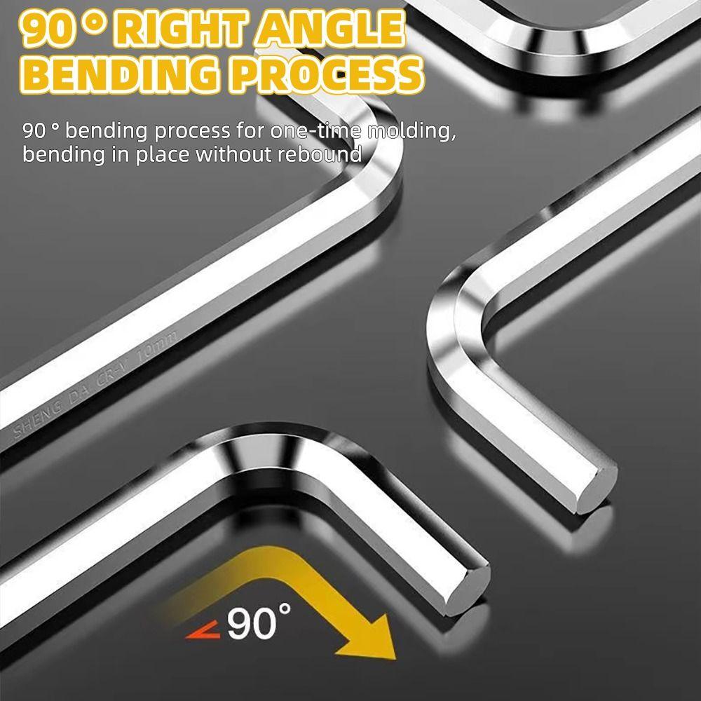 5/8/11 шт. Высококачественный инструмент с коротким плечом Легко носить L-образный ключ Дюймовый ключ Шестигранный ключ Метрический ключ