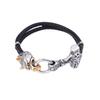 Men 'S Domineering Stainless Steel Wolf Head Bracelet Viking Thor 'S Hammer Leather Bracelet E -Commerce Specially For Men 'S Jewelry