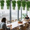 4Pcs 30-Inch Hanging Artificial Green Plants Realistic Fake Eucalyptus Leaf Vine Indoor Outdoor False Greenery Ivy Christmas Mantle Fireplace