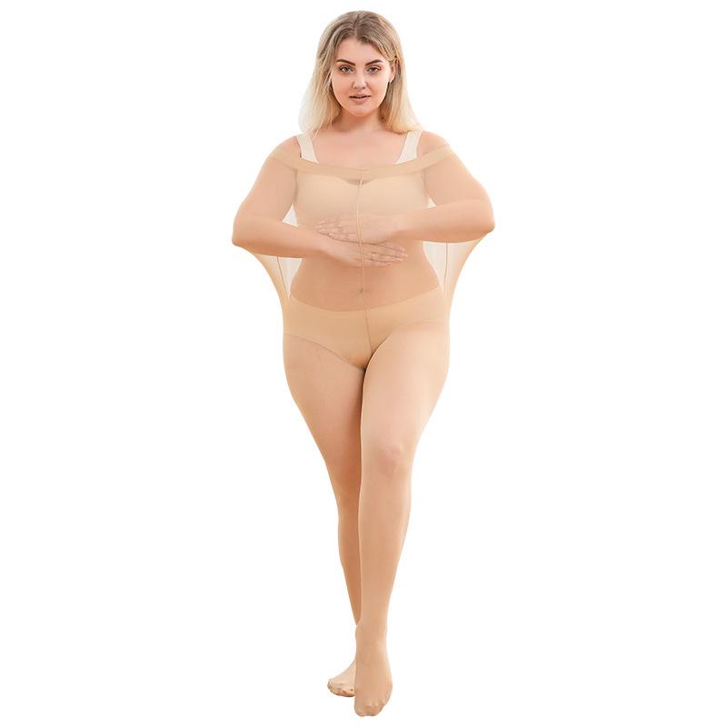 Женские эластичные колготки больших размеров