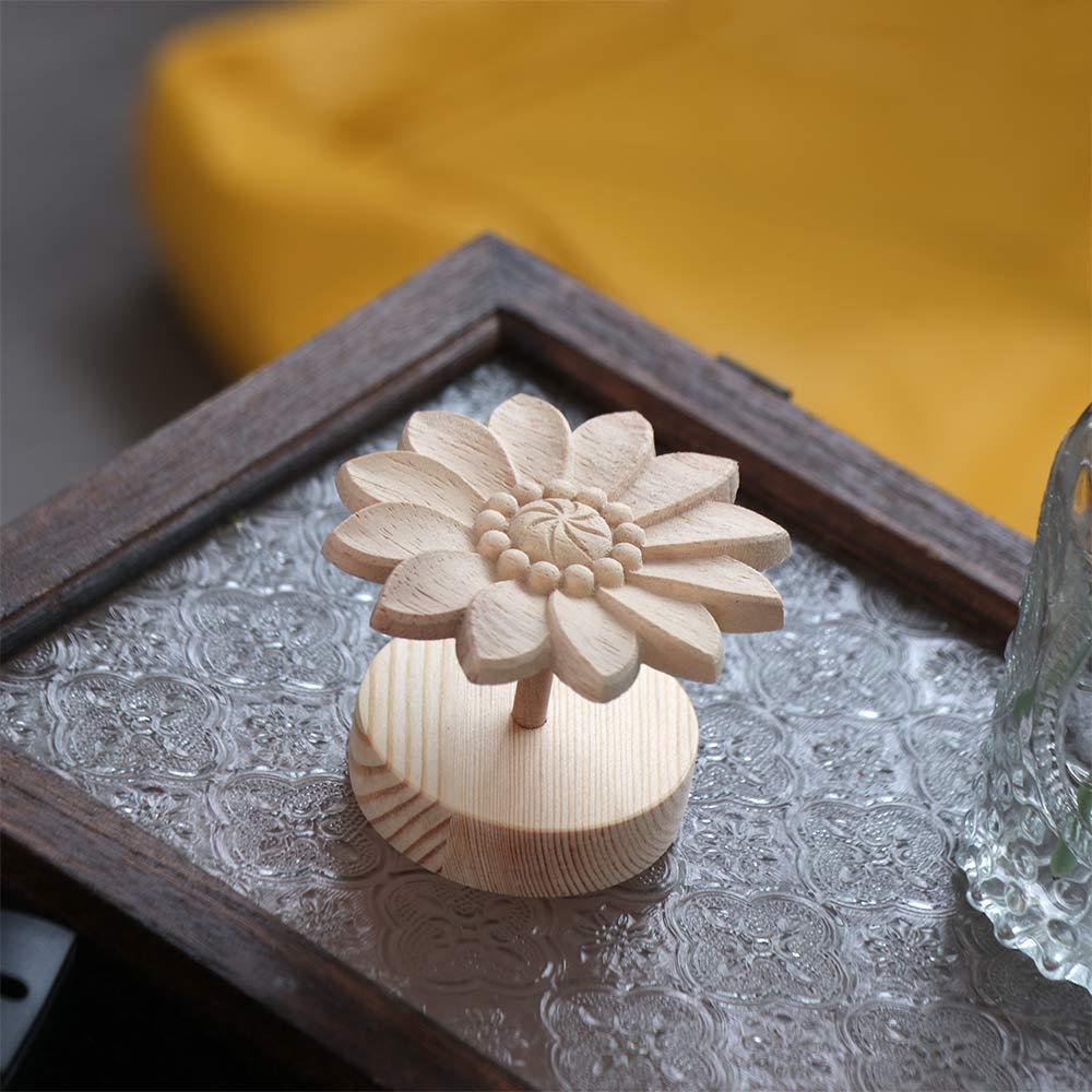 DIY Flower Shape Aromatherapy Diffuser Refillable Fireless Aromatherapy Diffuser Home Decoration