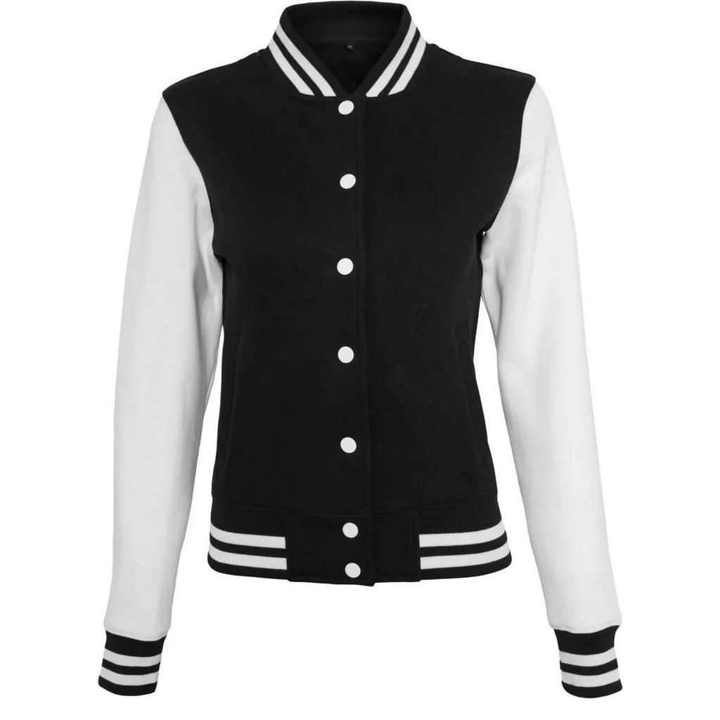 Build Your Brand Womens/Ladies Varsity Jacket