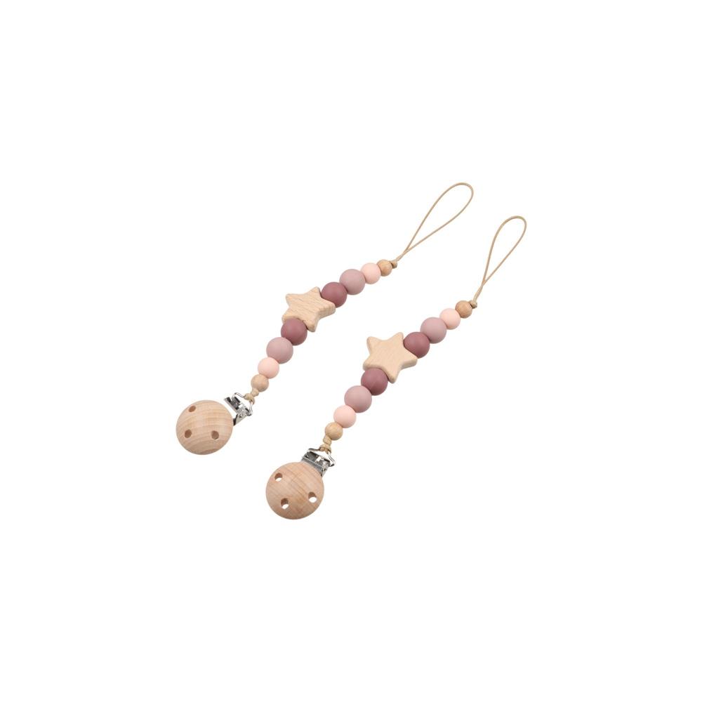 Клипсы Детские Деревянные Цепочка для Пустышки Детская Игрушка-Прорезыватель Ремни Клипсы-Держатели для Пустышки