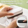 Laundry Brush Ergonomic Long Handle Hard Bristles Heavy Duty Multi-functional Countertop Tile Bathroom Floor Household Cleaning Scrubber Home Supplies