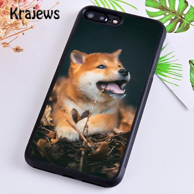 Мягкий чехол для телефона Krajews Corgi Shiba Inu Dog для iPhone 14 5 6s 7 8 plus X XR XS 11 12 13 pro max Samsung S21 S22ultra Plus