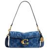 X CLOT Совместная работа Tabby 26 Металлическая Логотип Ткань Crossbody Сумка на плечо Средний Женские сумки Глубокий Индиго CDW25-B4YRJ