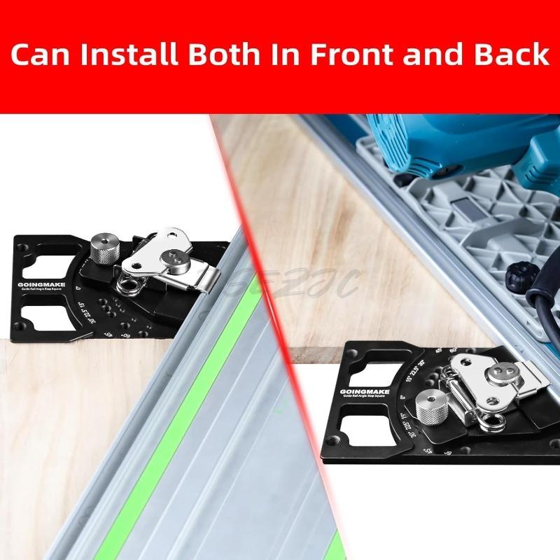 Woodworking Adjustable Angle Rail Saw Square 90 Degree Guide Rail Square Guide Rail