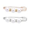 1PC Elegant Simulated Pearl Women Jewelry Accessories Brooches Clothing Ornament Rhinestone