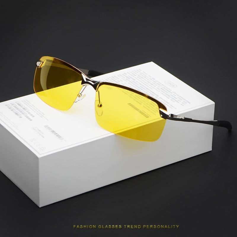 Мужские и женские очки ночного видения для водителей автомобилей, очки для вождения, солнцезащитные очки, модные неполяризованные солнцезащитные очки