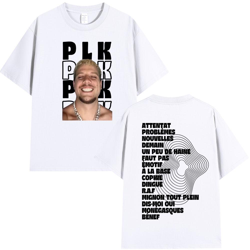 Rapper Plk FACE Tshirt Unisex Women Clothing Fashion Vintage Hip Hop Tshirts Casual 100 Cotton Short Sleeves T Shirts Streetwear