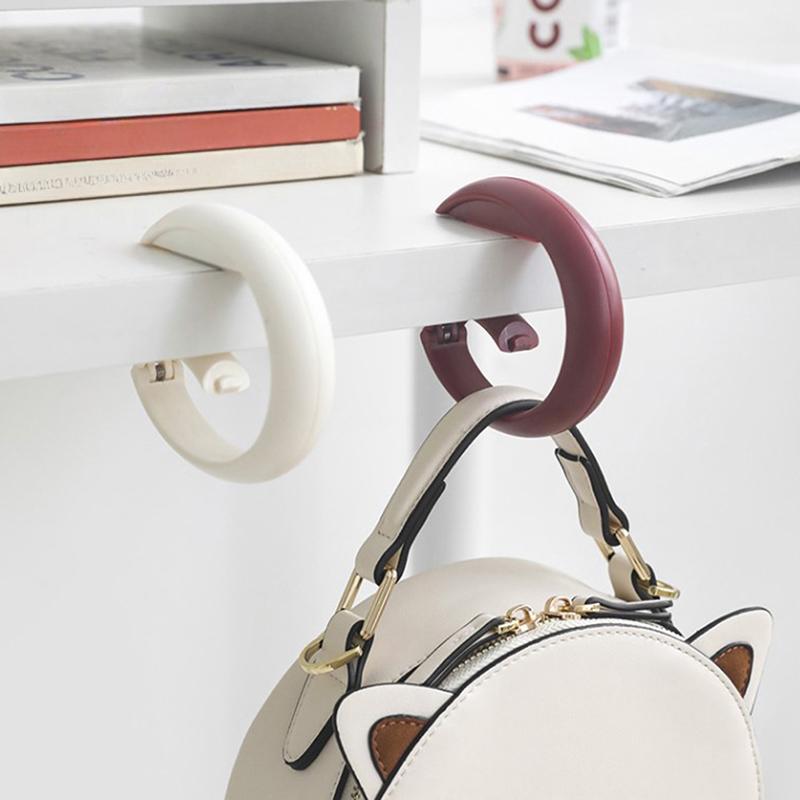 Portable ABS Hook For Hanging Table Clothing Hooks Holder Hanger Desk Side Holder Home Storage