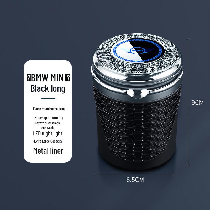BMW MINI Stylish Covered Metal Ashtray for Interior Decor