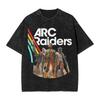 Горячая Игра Arc Raiders Наряд Футболка Мужская Стиранная Оверсайз Плотный Хлопок Футболки Одежда Кислотная Стирка Одежда Хип-Хоп Короткий Рукав Женская Мужская Футболка