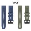 Силиконовый спортивный ремешок для Garmin Fenix 9 43мм 47мм 51мм Fenix 8 7 6 Epix Pro Мягкий водонепроницаемый сменный ремешок QuickFit Аксессуар