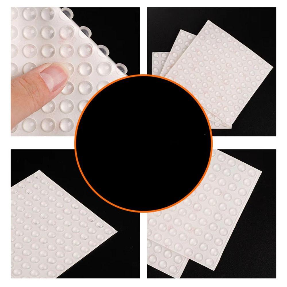 100pcs Soft Silicone Rubber Silicone Furniture Pads Rubber Damper Buffer Furniture Hardware