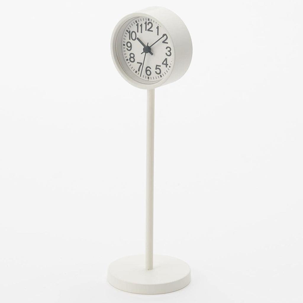 MUJI Park Clock Mini White MJ-PCM2 44275740 Width 55 X Depth 55 X Height 182mm