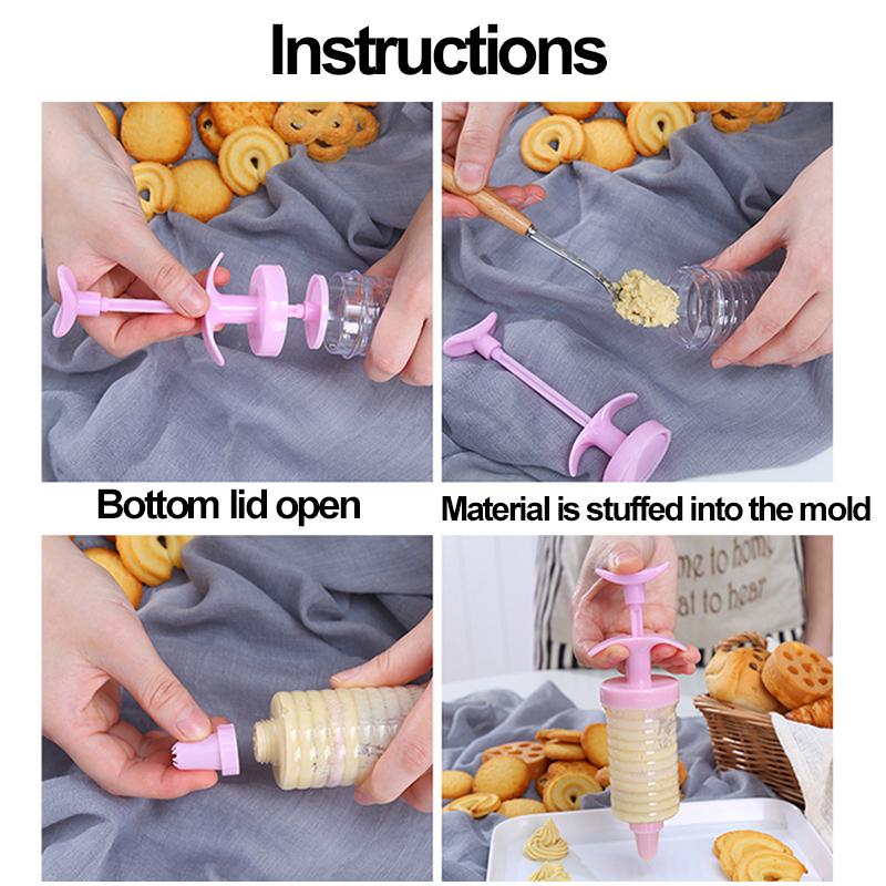 Пистолет для украшения кондитерских изделий, инструменты для выпечки торта, пистолет для украшения, 8 упаковок, крем для украшения, пистолет для украшения кондитерских изделий, пистолет для печенья, доильный рот