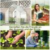 Greenhouse, Walk-In, 1.80 x 1.00 x 1.68 m, Foil Greenhouse, Sturdy Tarp, White