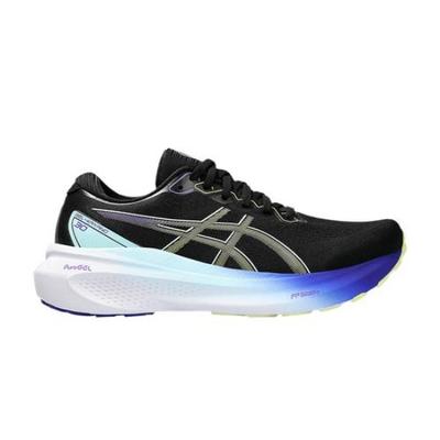 Женские кроссовки Gel Kayano 30 Черный Синий Светящийся Желтый 1012B357-003