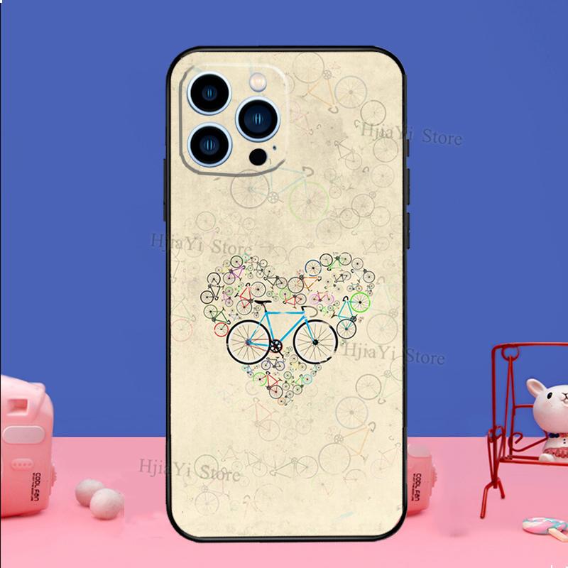 Спортивный чехол для телефона на велосипед Для iPhone 16 15 11 12 13 14 Pro Max Mini X XS XR Plus SE2 Funda Coque Capa Cover