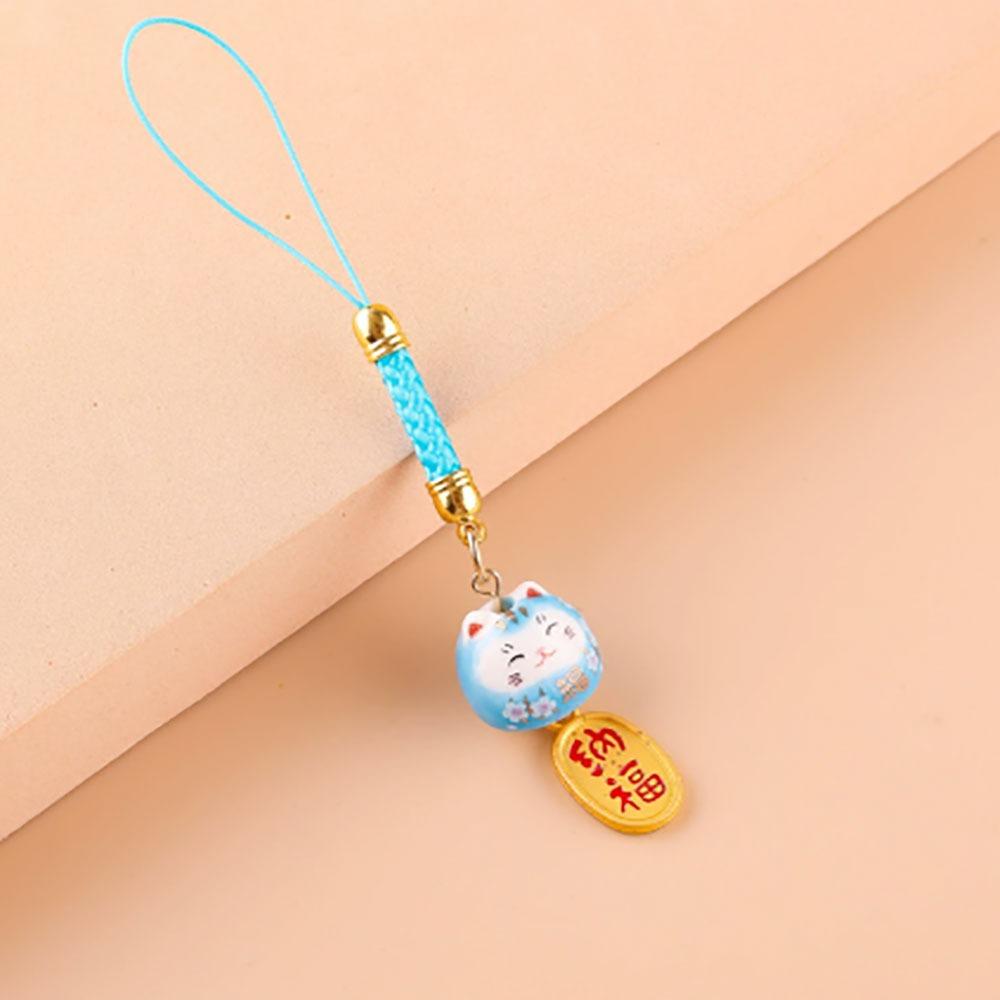 Charm Japanese Hang Phone Key Strap Lucky Cat Phone Straps Bag  Accessories
