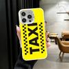 Мягкий чехол для телефона с изображением желтых такси Нью-Йорка для iPhone 15 16 17 Pro Max 17Air 16E 14 Plus 13 12 Mini Ударопрочная задняя крышка