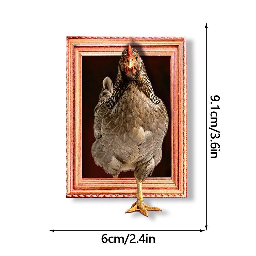 3D Cartoon Animal Magnetic Photo Frame Framed Picture Style Wooden Magnet Office Board