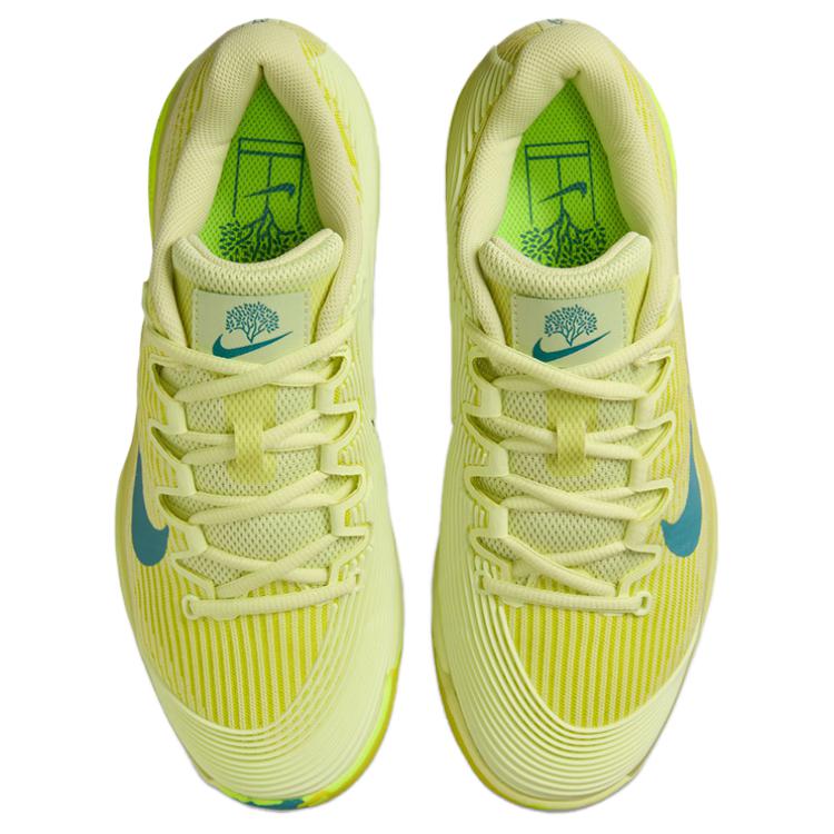 Nike Court Air Zoom Vapor 12 Premium HC High Voltage Women Sneakers Yellow Luminous-Green White HF7834-300
