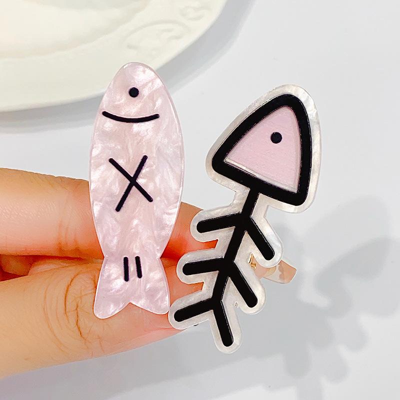 Милые заколки для волос с изображением рыбки для женщин и девочек, забавные детские заколки для волос, заколки, головные уборы, аксессуары для волос