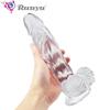 Реалистичный фаллоимитатор, мягкий огромный большой пенис с присоской, секс-игрушки для женщин, прозрачный