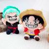 НОВЫЕ Аниме Фигурки One Piece Зоро Луффи Чоппер Плюшевые Игрушки Милые Мультяшные Плюшевые Куклы Подвески Детские Рождественские Подарки