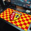 RC Lens Color Mouse Pad Large Gaming Table Cushion Non-slip Laptop Tablet Big Mousepad XXL Mat Mini PC Playmat With Lock edge