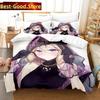 3D Аниме Azur Lane Комплект постельного белья Печатный комплект с наволочкой Пододеяльник Мягкий Односпальный Двуспальный Queen Super King Размер Спальня