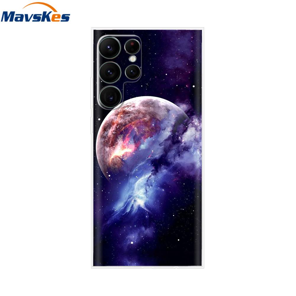 Чехол для Samsung Galaxy S22 S22 Ultra Прозрачный ТПУ Мягкий Силиконовый Чехол Для Samsung S22 Plus GalaxyS22+ Задние Чехлы Бампер для Телефона