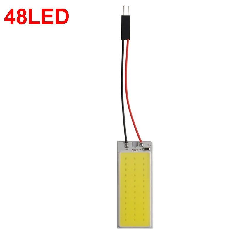 14-48LED универсальная автомобильная лампа для чтения в салоне COB 108SMD светодиодная панельная лампа высокой яркости для грузовика водонепроницаемая лампа