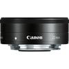 Canon Single Focus Wide Angle Lens F2 STM Compatible with Mirrorless Single Lens Canon EF Mount Black EF-M22mm Black,