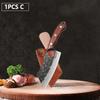 WXCOO Stainless Steel Kitchen Knives Handmade Forged Cleaver Boning Knife Fruit Vegetable Cutter Utility Knife DIY Bottle Opener
