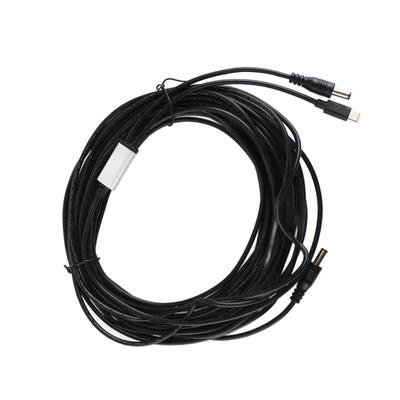 Кабель питания постоянного тока длиной 32,8 фута, штекер-штекер и USB C, водонепроницаемый удлинитель для источника питания постоянного тока