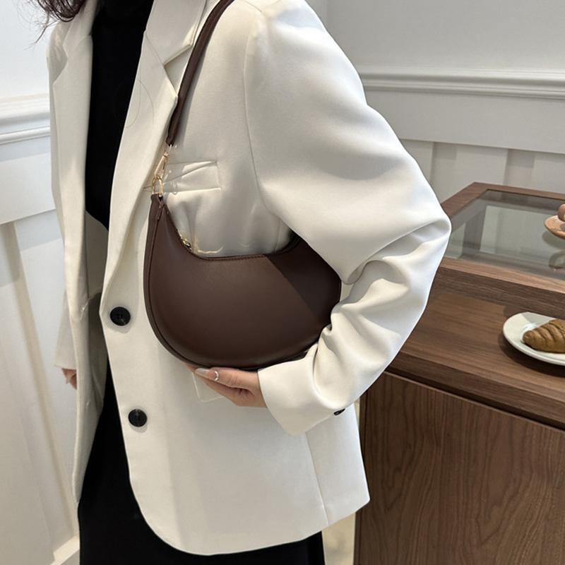 Yogodlns Новая модная высококачественная бейсбольная сумка в форме луны, демонстрирующая роскошную женскую сумку на одно плечо, сумка-хобо через подмышку