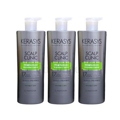 Кондиционер Kerasys Scalp Clinic Protein, 750 мл, 3 шт.