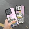 Милый чехол Z-ZO Friends для IPhone 17 16 15 14 13 12 11 Mini Pro Max Plus, задняя крышка телефона из ПК+ТПУ