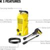 Мойка высокого давления Kärcher K 1, Макс. 1,45 гал./мин, 1700 PSI, Пистолет-распылитель с курком и Струйная трубка Vario Power - для Автомобилей, Велосипедов, Террасы, Дорожки