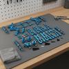 Aluminum Damping System and Steering Kit Adjustable Hydraulic Shock Absorbers 1/12 Scale RC Car