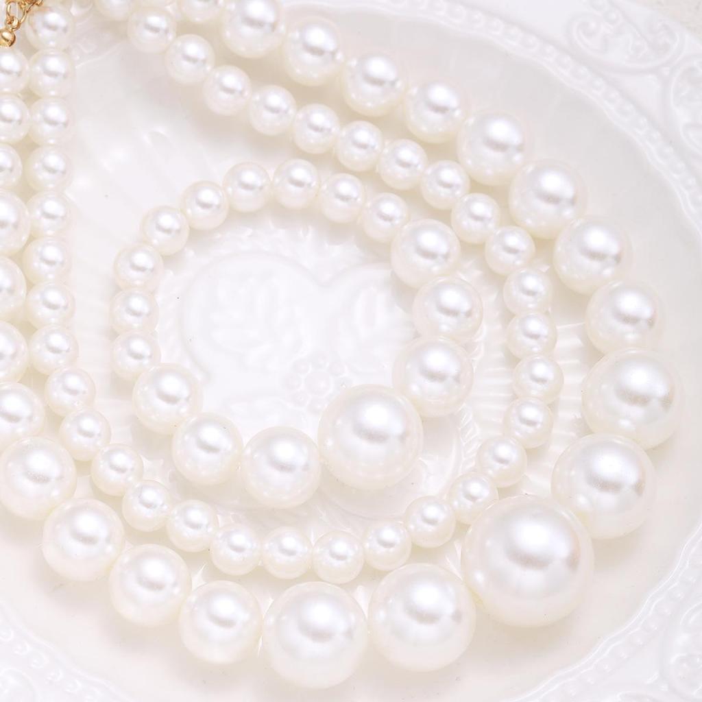 Смелый жемчужный чокер: Многослойное эффектное ожерелье для женщин