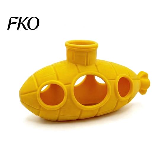 Retro Submarine Ornament 3D Printed Hollow Fish Tank Decorations, Aquarium Shrimp Hideout Breeding Ornament, Hiding Cave Shelter for Betta