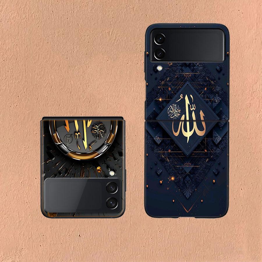 Модный простой чехол God для Samsung Z Flip7 6 Galaxy Чехол Ударопрочный Z Flip5 Z Flip3 4 5G Жесткая крышка Телефон TPU PC Жесткий Funda